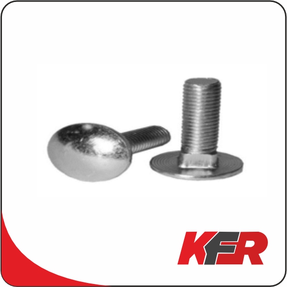 Болт мебельный DIN 603 (оцинованный) 02021