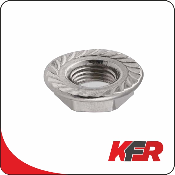 Гайка с фланцем с зазубринами DIN 6923 