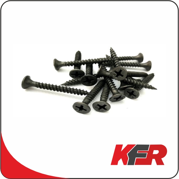 Шуруп черный усиленный по металлу. Мелкая резьба (кг) 01508